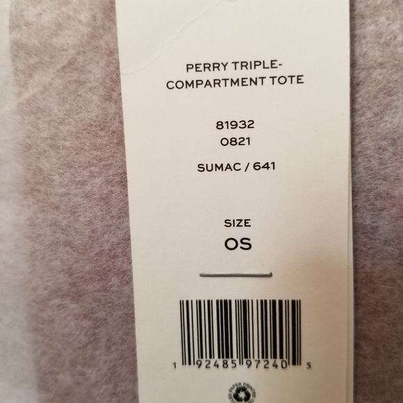 TORY BURCH PERRY TRIPLE-COMPARTMENT TOTE (NWT) - Picture 8 of 8